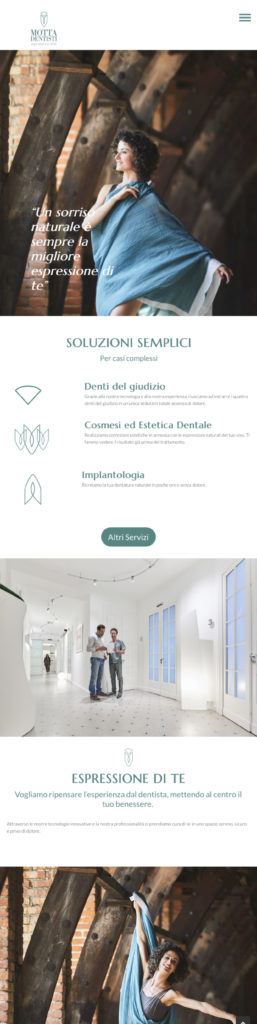 Studio Motta Dentisti Realizzazione sito